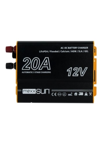 Ac - Dc Akü Şarj Cihazı 12 Volt 20 Amper