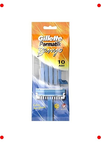 Kullan At Banyo Tıraş Bıçağı Erkekler Için - 10 Adet fiyatları