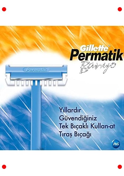 Kullan At Banyo Tıraş Bıçağı Erkekler Için - 10 Adet fırsatları