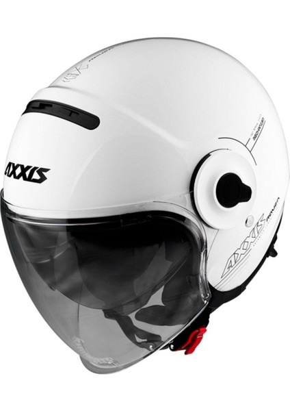 Raven Sv Solid A0 Gloss Pearl White Açık Motosiklet Kaskı modelleri