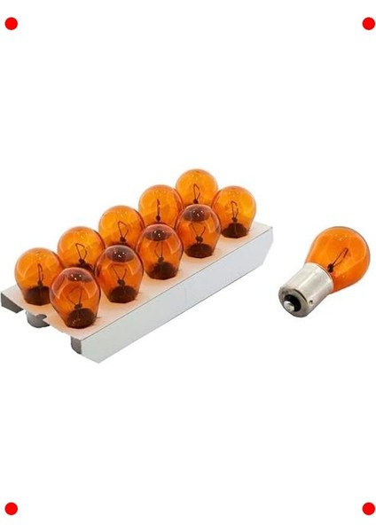 Turuncu Sinyal Ampulü PY21W 12V 21W (10'lu Paket) fiyatları