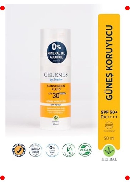 Yüksek Korumalı Kuru Dokunuş Güneş Kremi Spf 30 (50ML) fiyatları