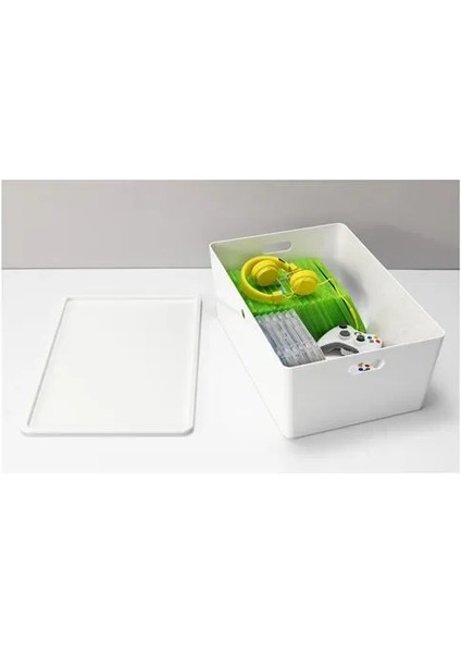 Kuggıs Kapaklı Kutu Beyaz 37 x 54 x 21 cm indirimleri