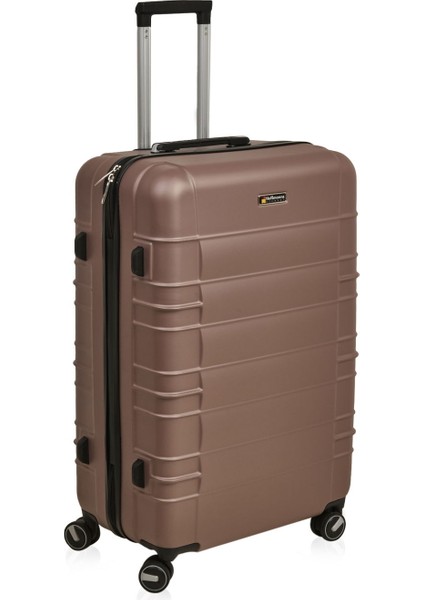 Travel Star Büyük Boy Abs Valiz - Platin - 76X52X30 cm fiyatları