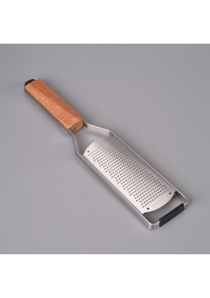 Ahşap Saplı Bıçaklı El Rendesi - Açık Kahverengi / Gri