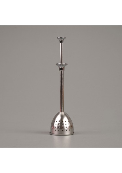 Çan Bitki Çayı Süzgeci - Gri