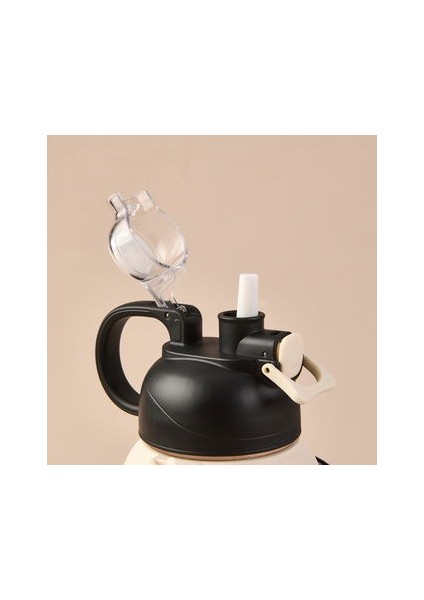 Polikarbon Figürlü Matara - Siyah - 1,1 Lt modelleri