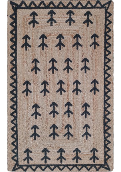 Home Bolero Jüt Örgü Halı - 120X180 cm