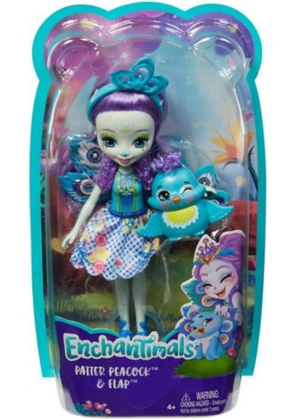 Enchantimals Bebek Patter Peacock & Flap DVH87 FXM74 Orijinal