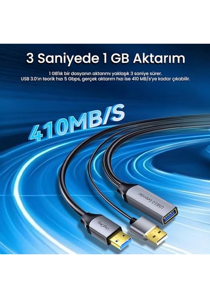 USB 3.0 Sinyal Güçlendiricili Uzatma Kablosu 20M