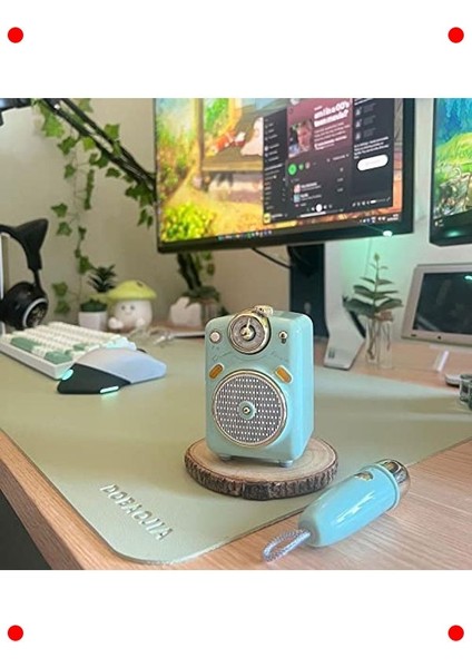 Mikrofonlu Sevimli Hoparlör (7 Ses Modlu, Yeşil) modelleri