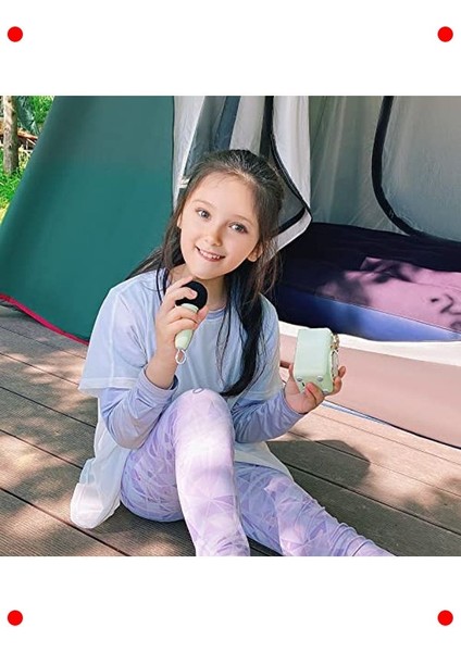 Mikrofonlu Sevimli Hoparlör (7 Ses Modlu, Yeşil) fırsatları