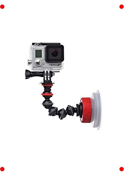 Aksiyon Kamera Vantuzlu Bağlantı Kolu (Siyah)