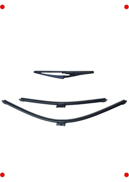 208 Uyumlu Ön ve Arka Cam Silecek Seti 2020-2024