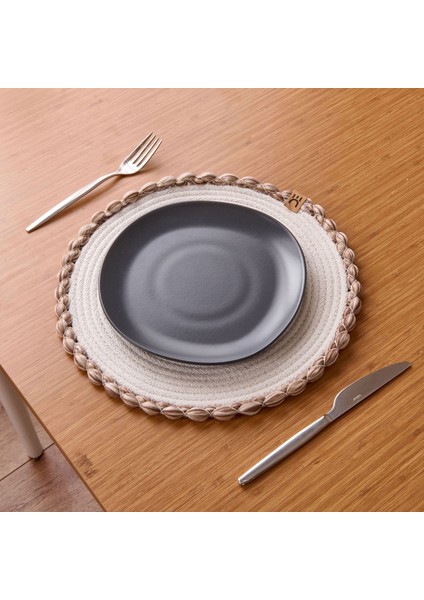 Soft Laetus Amerikan Servis - Ekru - 33X33 cm