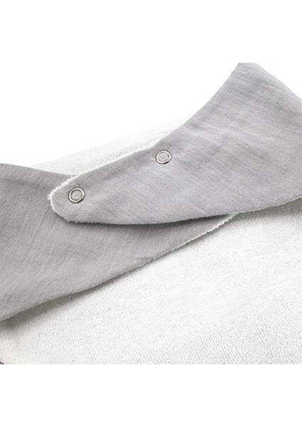 Ahşap Diş Kaşıyıcılı Bürümcük Müslin Önlük 736 Gri modelleri