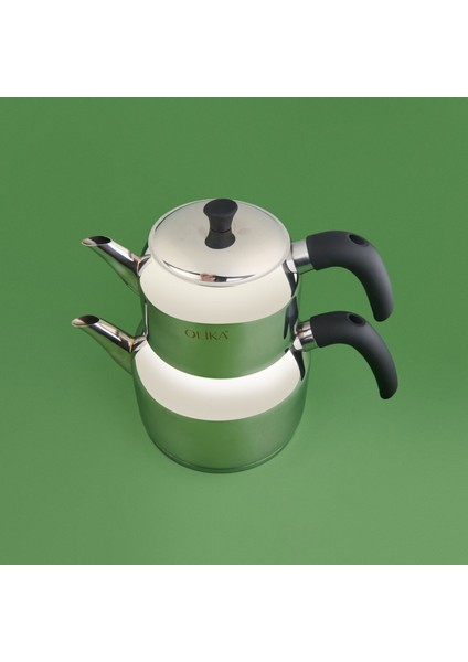 Lina Çaydanlık - Gri / Siyah - 2,25 Lt + 1,2 Lt fiyatları