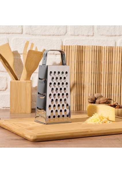 Ottawa Dört Yönlü Rende - Gümüş - 24,5 cm