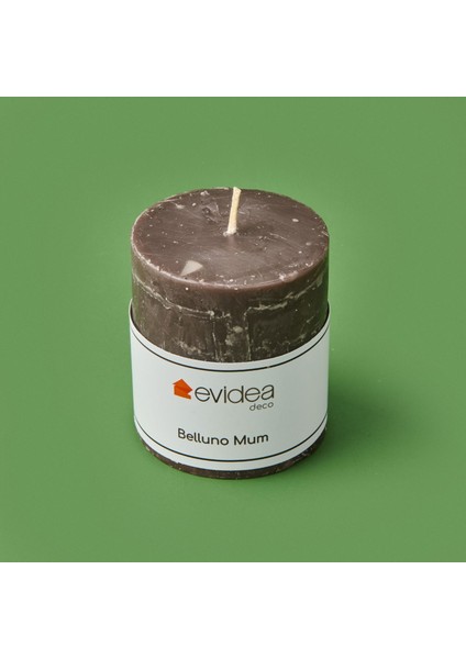 Deco Belluno Mum - Koyu Gri - 8 cm modelleri