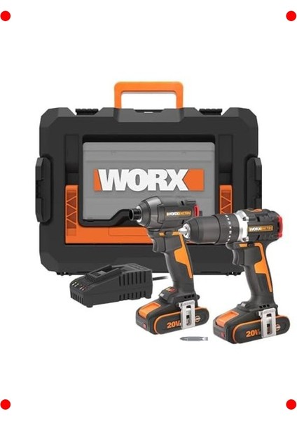 Kömürsüz Şarjlı Darbeli Matkap ve Tornavida Seti