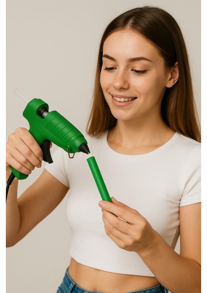 ( 10 Adet ) Sıcak Mum Silikon Kalın Karışık Renk 11,3mm x 30 cm Renkli Silikon Tabanca fırsatları