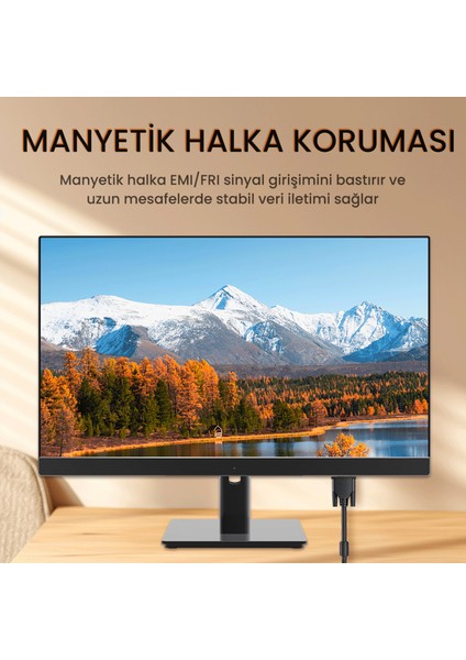 1080P 60Hz VGA Görüntü Kablosu 5 Metre fırsatları