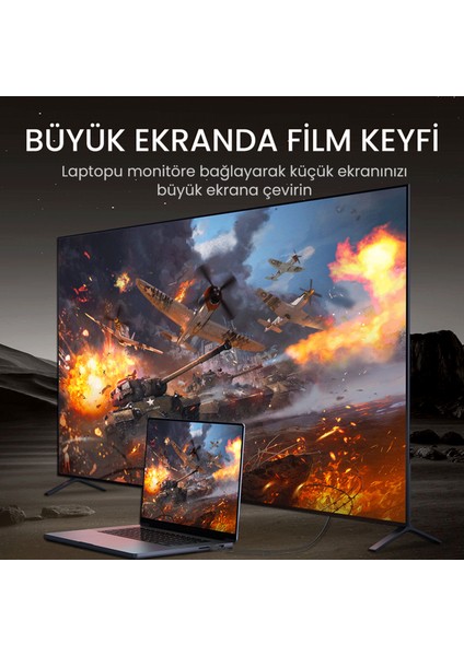 1080P 60Hz VGA Görüntü Kablosu 5 Metre