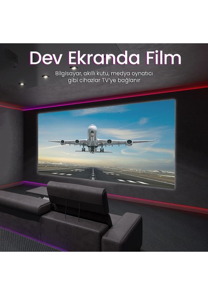 8K/60Hz 4K/120Hz 48Gbps HDR ARC HDCP Fiber Optik HDMI 2.1 Kablo 25 Metre