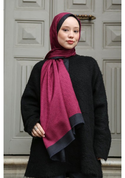 Premium Lux Original Monogram Şal (Ipek Vual, Özel Seri, Yüksek Kalite, Hafif, Rahat, Şık, Tesettür Giyim, Shawl, Hijab) indirimleri