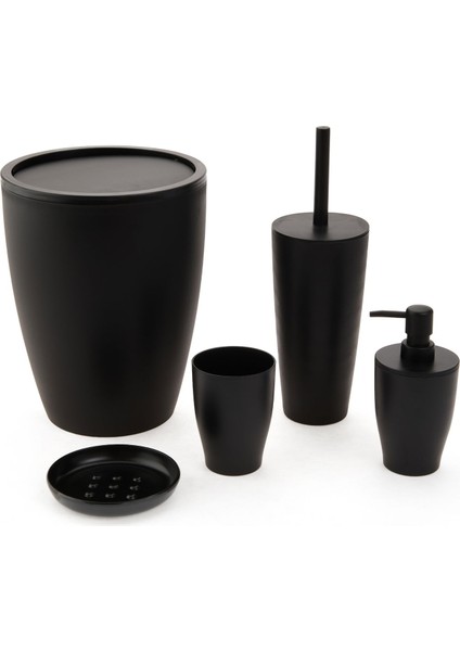 Pure 5'li Banyo Seti - Siyah