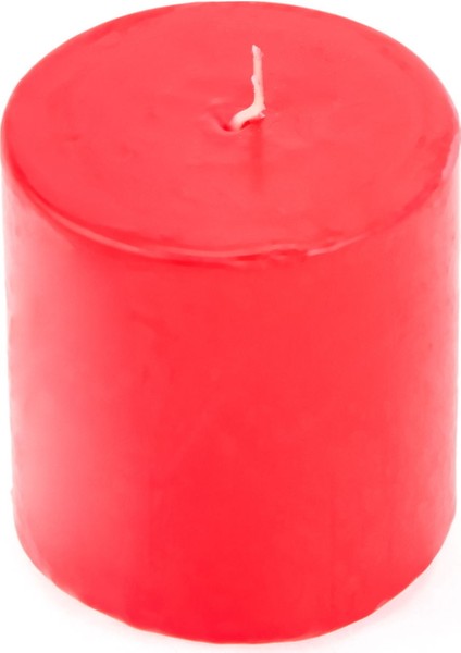 Scarlet Küçük Baton Mum - Kırmızı - 7x7 cm modelleri