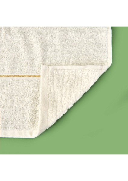 Soft Golden Star Line Yüz Havlusu - Ekru - 50X90 cm modelleri