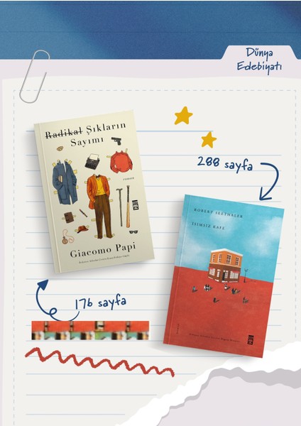 Radikal Şıkların Sayımı, Isimsiz Kafe (2kitap)