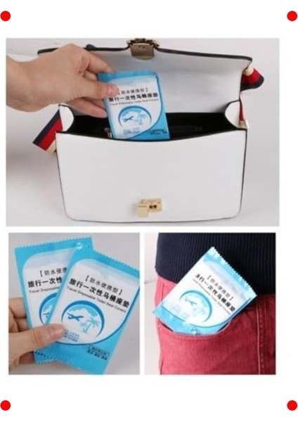 50 Adet Tek Kullanımlık Klozet Kapağı Örtüsü | Seyahat fırsatları