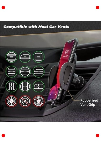 Araç Havalandırma Telefon Tutucu - Hızlı Açma Özellikli indirimleri