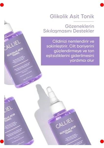 Glikolik Asit Içerikli Cilt Tonikleyici 200 ml fiyatları