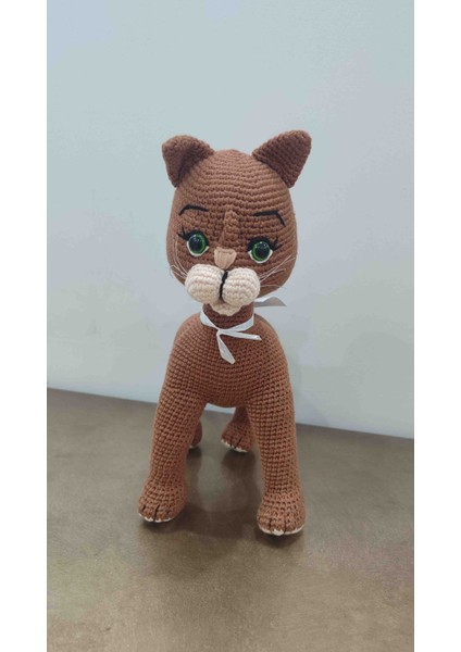 Amigurumi Kahverengi Kedi