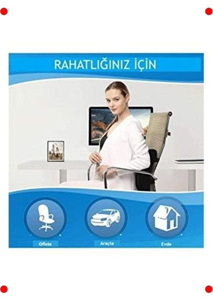 Ortopedik Visco Bel ve Sırt Destek Minderi indirimleri