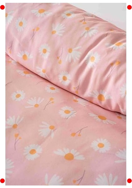 Papatya Desenli Pamuk Tek Kişilik Nevresim Takımı indirimleri