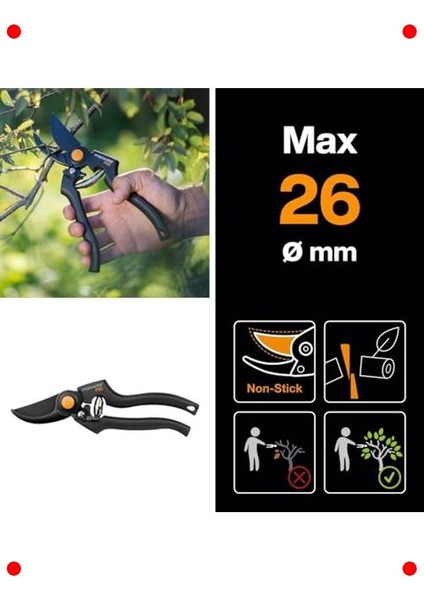 Bypass Budama Makası - 2.6cm Kesim Çapı fiyatları