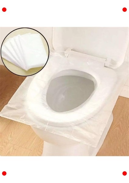 50 Adet Tek Kullanımlık Klozet Kapağı Örtüsü modelleri