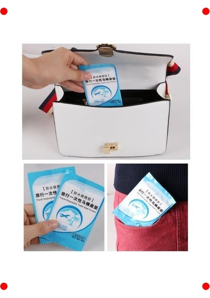 50 Adet Tek Kullanımlık Klozet Kapağı Örtüsü fırsatları