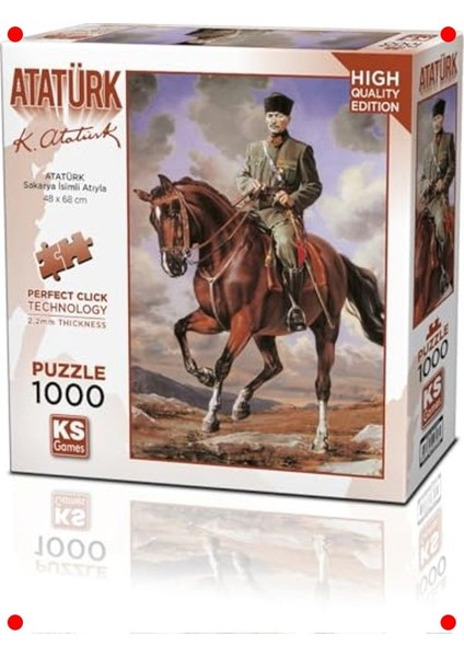 1000 Parça Yapboz: Gazi Mustafa Kemal ve Atı