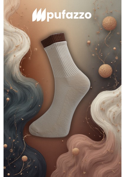 Kadın Spor Çorap 3'lü Set – Çift Lastik | Doğal Pamuk | Havlu Taban | Dikişsiz Çorap