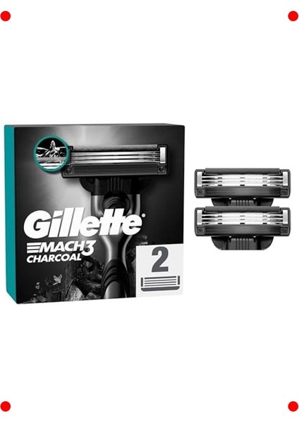 Kömür Özlü Yedek Tıraş Bıçağı - 2'li Paket fiyatları