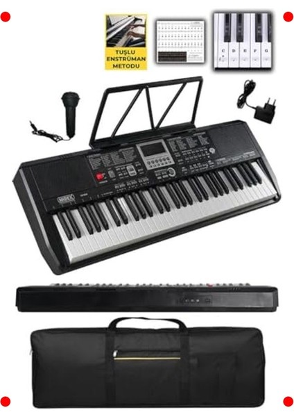 61 Tuşlu Dijital Org Başlangıç Seti, Eğitim Materyalli