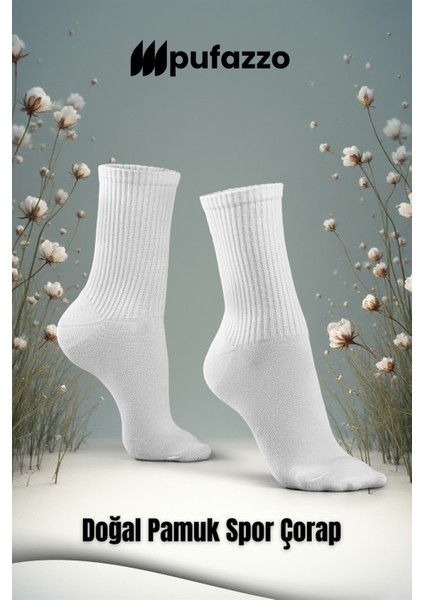 Erkek Soket Çorap 3'lü Set - Doğal Pamuk, Dikişsiz, Spor Koşu Yürüyüş ve Antrenman Çorabı modelleri