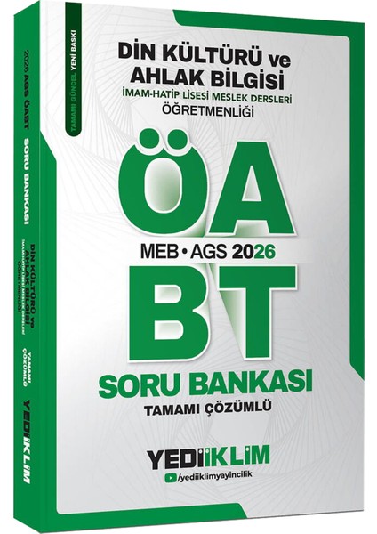 2026 Öabt Din Kültürü Öğretmenliği-Meb Ags Tüm Konular Konu Anlatımı-Soru Bankası fiyatları