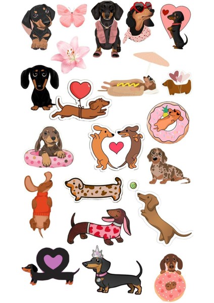 Köpek Telefon Laptop Notebook Tablet Defter Matara Stiker Etiket ST2041