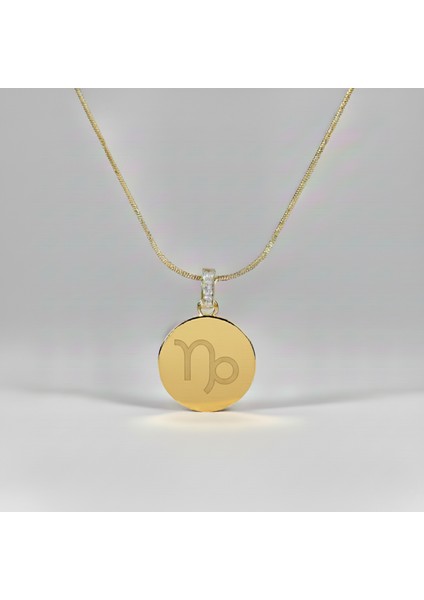 316L Çelik Oğlak Burcu Kadın Kolye – Lazer Işlemeli – Altın Kaplama fiyatları